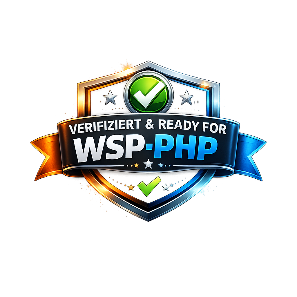 Verifiziert & Ready for WSP-PHP